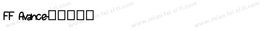 FF Avance字体转换